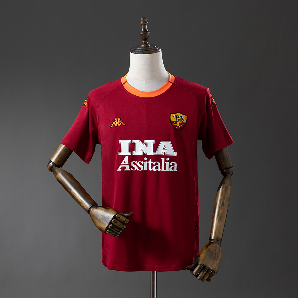 AS Roma Home Retro Shirt 2000/01