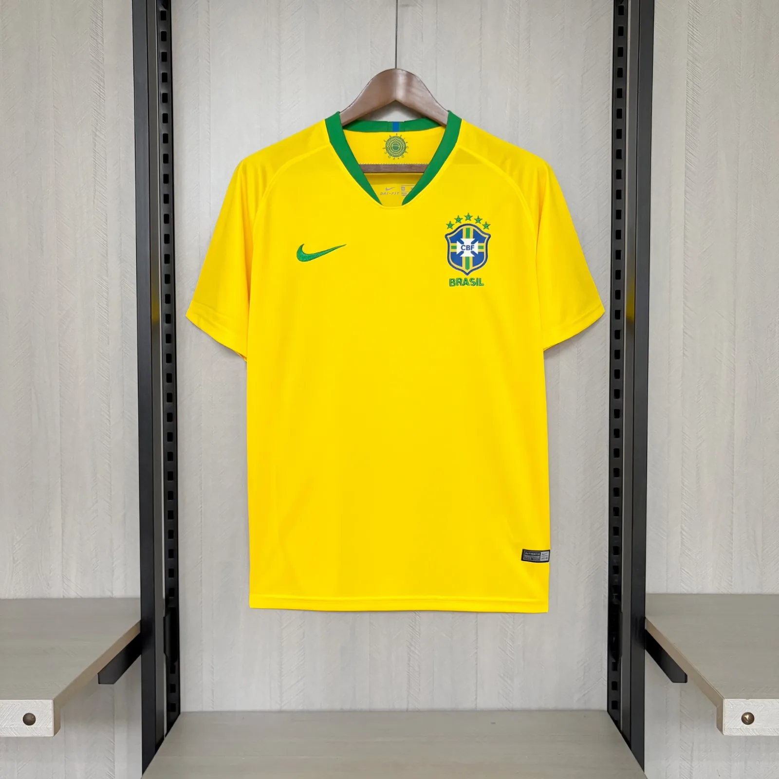 Brazil Home Retro Shirt 2018