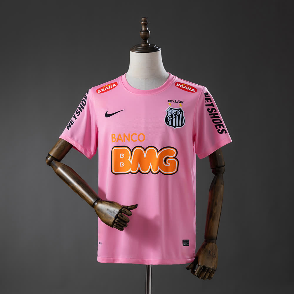חולצת סנטוס ורודה רטרו 2012/13