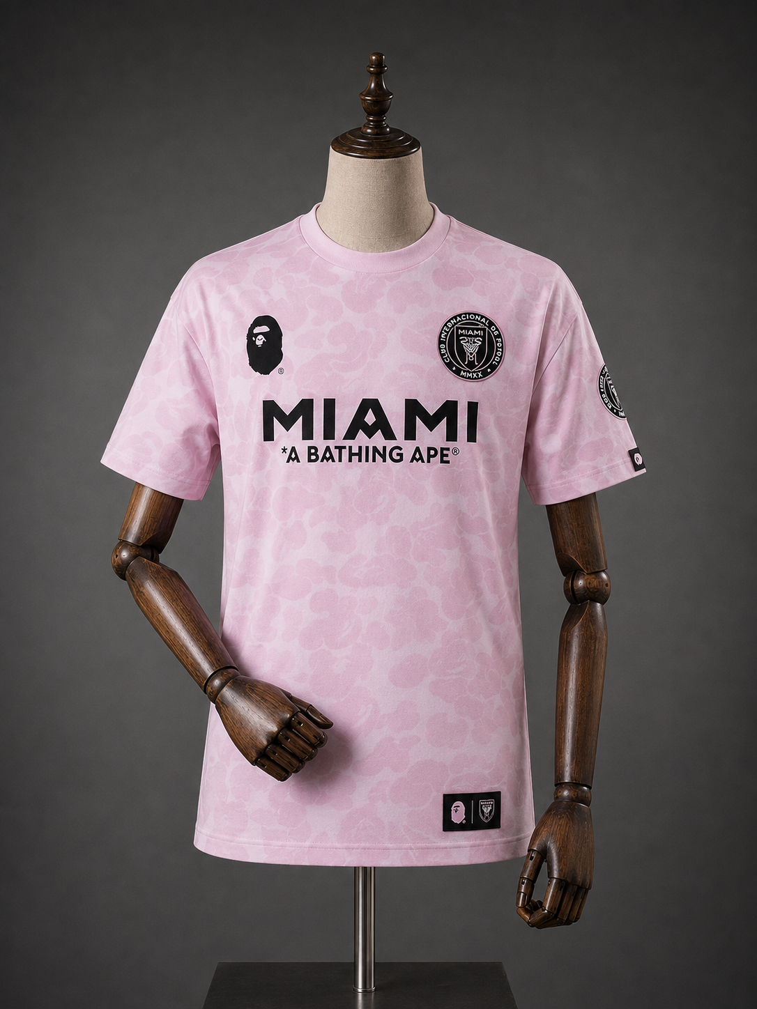 חולצת Bape x Inter Miami ורודה